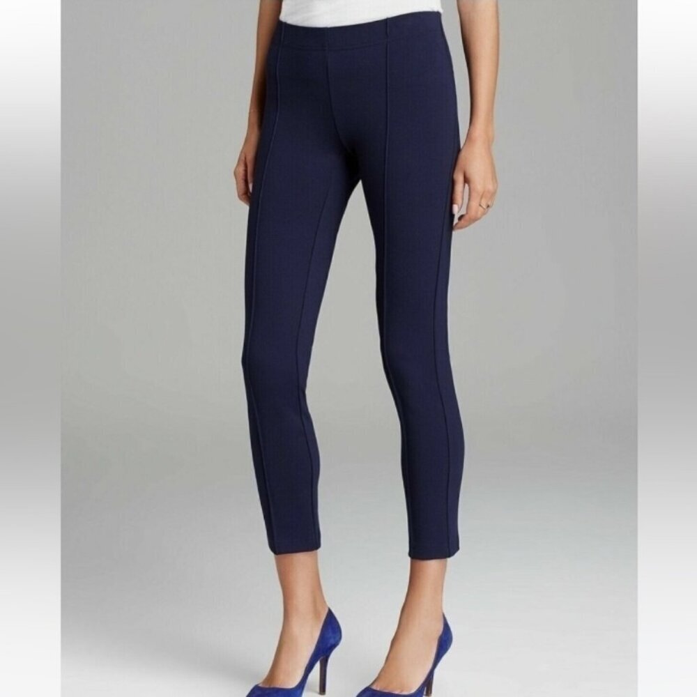 Lilly Pultizer Straight Leg Navy Travel Pants Size Med